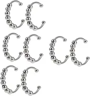 [Holibanna] Ring Jewelry Stacking Open Toe With Beads Beaded Jewelry Fidget Sensory Beaded Open Finger Jewelries Unisex Adjustable Pressure Anti Gold Silver Alloy