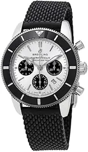 [Breitling] Superocean Heritage II Chronograph Automatic Chronometer Silver Dial Men's Watch AB0162121G1S1