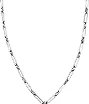 [Rosefield] Women's Multilink Silver-Tone Necklace, 41-45cm