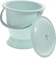 1Pc Portable Urinal Bucket with Lid Thickened Chamber Pot for Home Use Easy to Clean Night Urine Container Practical Spittoon for Adults