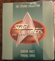 STAR TREK THE NEXT GENERATION SEASON THREE TRADING CARD ALBUM