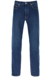 [OFF-WHITE] OFF-WHITE regular jeans with tapered cut 30 Blue