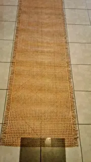 Pre-Woven Cane Webbing-1/2" Pattern, 20" wide, 7.5 Ft. Long