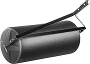 VEVOR Tow Behind Lawn Roller, 400lbs Sand/Water Filled Yard Roller, LLDPE Drum and Steel Frame Sod Roller with Easy-Turn Plug, Tow Behind a Tractor or ATV for Lawn, Garden, Farm, Park, Black