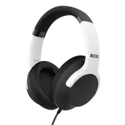 Moki Type-C Connect Over Ear Headphones with Inline Microphone & Control - Black & White