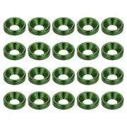 M3 Countersunk Washers, 20 Pack Finish Washers Dark Green
