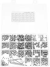 jojofuny Tool Kit 666pcs Stainless Steel Set Screw Assortment Screws Socket M8 for Bathroom Fixtures and Home Repairs