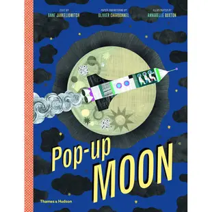 Pop-Up Moon/月亮/立體書/Anne Jankeliowitch/ Text; Olivier Charbonnel/ Paper Engineering eslite誠品