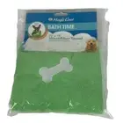 Magic Coat Bath Time Microfiber Towel 22"x18" Green Small/Medium Dogs NEW