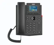 Fanvil X303W Enterprise IP Phone, 2.4-inch Color Screen, 4 SIP Lines, 6-party conferencing, HD audio, Built-in 2.4GHz 5GHz Wi-Fi, External PS X303W