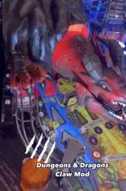 D&D Dragon Claw Mod - Dungeons And Dragons Tyrant’s Eye Pinball Machine Stern