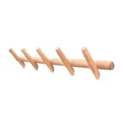 Wood Clothes Hook Easy to Install Fashion Organizer for Hanging Robes Towels