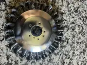 6” Knot Type Wire Wheel for straight grinders / bench grinder – coarse brush.