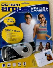 New Argus 3 In 1 Digital Camera: Photo, Web And Video w/Auto Flash DC1620