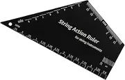 Guitar Neck Fret Rocker | Stainless Steel Precision Set Tool for String Height | Precision Luthier Measurement Spacing Tool for Ukulele Banjos Basses Adjustment