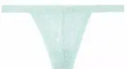 New w/Tag Victoria's SecretFREE SHIP V-String Size XL Opal Blue