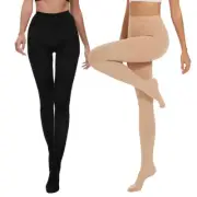 Compression Pantyhose Women & Men 20-30mmHg Closed Toe Thigh High Compression XL