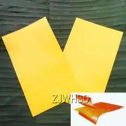 2pcs Yellow PVC Patch Inflatable Boat Raft Kayak Canoe Repair Material 12 x 20cm