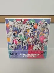 Springbok 500 Piece Puzzle Lots & Lots Of Spots Dalmatian Puzzle 20 ½x 26 ¾ NEW
