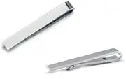 [Zasel] Mens Silver Tie Clip Clasp