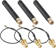 3PCS LoRa Antenna 915MHz 2dBi U.FL IPEX to SMA Connector for ESP32 Lora Board Lora32u4 II WiFi Lora32 10cm