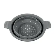 Collapsible Silicone Colander/Steamer Insert (Grey) - 16-20cm