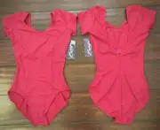 NWT Capezio #MC400 Medium Adult Cap Sleeve Ballet Dance Leotard