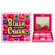 Blush Crush 9 Color Blush Palette - Match Three by Rude Cosmetics for Women -...