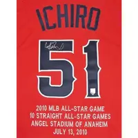在飛比找蝦皮購物優惠-鈴木一朗ICHIRO親筆簽名MLB大聯盟2010年全明星賽連