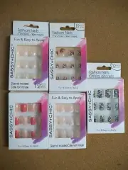 Sassy & Chic Fashion Nails 60 Pack Lot Of 5 #9