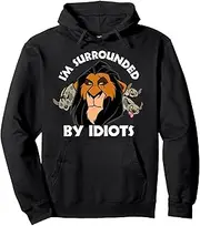 [Disney] The Lion King Scar I'm Surrounded By Idiots Portrait Pullover Hoodie