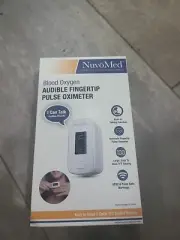 NuvoMed Audible Fingertip Pulse Oximeter Blood Oxygen TFT Display
