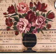 Dimensions "Parisian Bouquet" # 1542 14" x 11" Crewel Embroidery Stitch Kit NEW