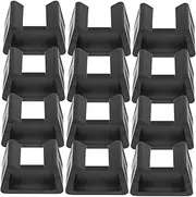 INOOMP Sofa Clamp Set 12pcs Rattan Chair Clamps Wicker Furniture Clips Easy to Install Outdoor Chair Fastener