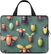 Laptop Case Sleeve Shockproof Computer Carrying Bag Insect Atlas Notebook Case Cover Laptop Bag Water Resistant Computer Cases Tablet Briefcase for Travel Business 12 Inch