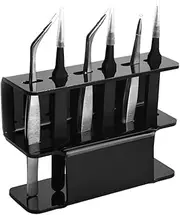 xinyee Tweezer Holder Eyelash Extension Tweezer Stand Acrylic Tweezers Shelf Holder Storage Rack for Tweezer Tool Accessories