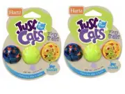 2 Lot 3 Pack Hartz Just For Cats Bizzy Balls Cat Toy. 3 Ct x 2 Pack