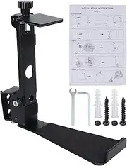 Wall Mount Speaker Bracket Adjustable Wireless Smart Speaker Wall Mounts Stand for Play 5 High Quality Metal Black Easy Installation Home Audio System