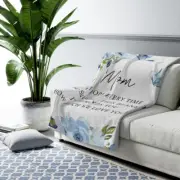 To Mom Sherpa Fleece Blanket