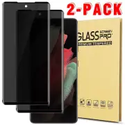 2-Pack Privacy Tempered Glass Screen Protector For Samsung S21/S21+/S21 Ultra 5G