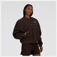 在飛比找momo購物網優惠-【NEW BALANCE】NB 外套 女 飛行外套 棒球外套