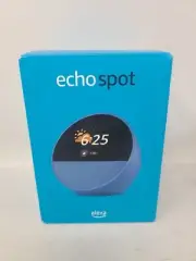 Amazon Echo Spot - Smart alarm clock w/ vibrant sound + Alexa 2024 Ocean Blue