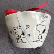Rae Dunn x Peanut’s Snoopy Valentines Day 4 Piece Nesting Measuring Cup Set NEW