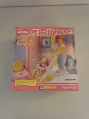 Playskool Dollhouse Just For Baby Set Baby Girl Teenage Babysitter New Box