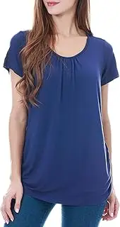 Smallshow Women’s Maternity Nursing Tops Short Sleeve Modal Breastfeeding T Shirt