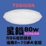 YUNZHENG 照明~TOSHIBA 星鑽 80W 美肌 LED 吸頂燈 適用 10坪 LEDTWRGB20-01S