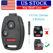 Replacement For 2005 2006 Honda CR-V Keyless Remote Key Fob Shell Case