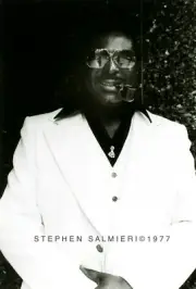 ALBERT KING PHOTO 8X10" B/W VINTAGE DKRM PRINT SALMIERI 1977
