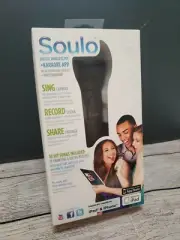 NIB NEW Soulo Karaoke Microphone for the iPhone, iPad, and iPod Touch