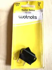 12V Switch Non-Illuminated On/Off Rectangular Rocker PWN211 Wot-Nots